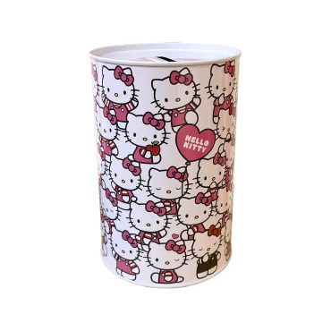 קופת מתכת הלו קיטי 15*10 ס״מ