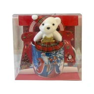 מאג וכפית פורצלן + דובי באריזת מתנה