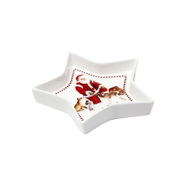 צלחת כוכב 17.5cm