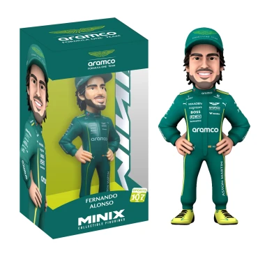 מיניקס - פסלון אספנות פרננדו אלונסו - ASTON MARTIN