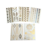 סט קעקועי זהב לגוף - דגם B