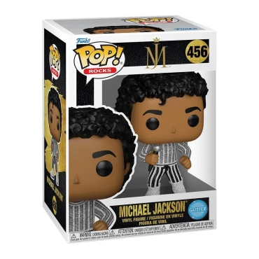 בובת פופ מייקל ג'קסון רוק ווית' יו נצנצים בובת פופ מייקל ג'קסון רוק ווית' יו נצנצים