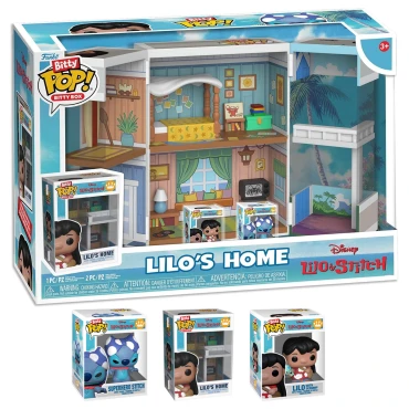 בובת פופ ביטי פופ לילו וסטיץ' הבית של לילו