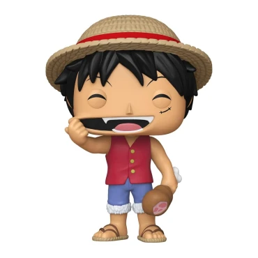 בובת פופ ג'אמבו 10 אינץ' וואן פיס - מונקי די. לופי עם בשר