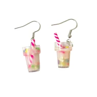 זוג עגילי מילקשייק