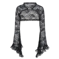 עליונית תחרה בצבע שחור עליונית תחרה בצבע שחור