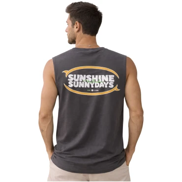 גופיית גבר אפורה Sunshine Sunnydays