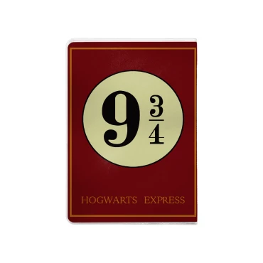 כיסוי לכרטיסים הארי פוטר - רציף 9 ושלושה רבעים