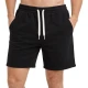מכנסי טריינינג קצרים שחורים