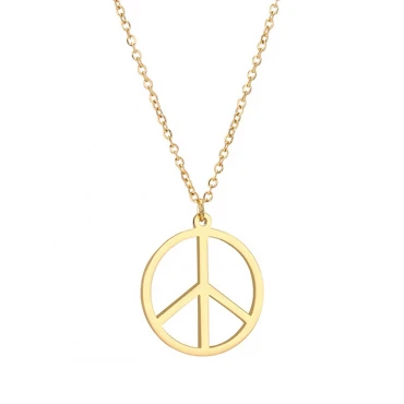 שרשרת Peace - זהב
