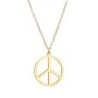 שרשרת Peace - זהב