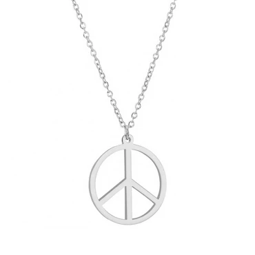 שרשרת Peace - כסף