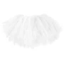 חצאית טוטו 7 שכבות - לבן