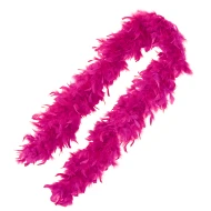 צעיף נוצות עשיר-ורוד פוקסיה