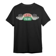 חולצה לוגו Central Perk שחורה