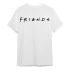 חולצה לוגו חברים FRIENDS לבנה