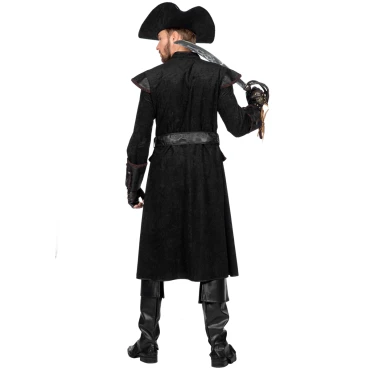 תחפושת פיראט שחור לגבר