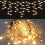 וילון 27 שרשראות 162 לדים יוקרתי 3M - לבן חם