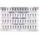ריסים בודדים - knotted long black ריסים בודדים - knotted long black
