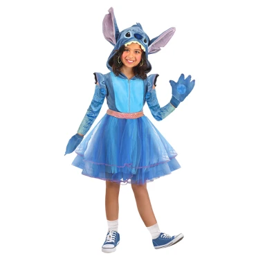 תחפושת סטיצ' שמלה כחולה לילדות