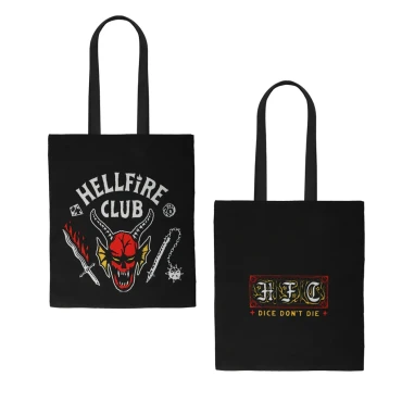 תיק בד Stranger Things -  Hellfire Club