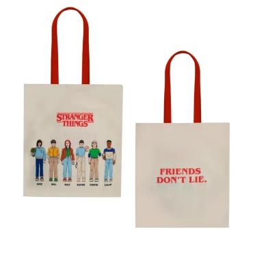 תיק בד Stranger Things - חברים לא משקרים
