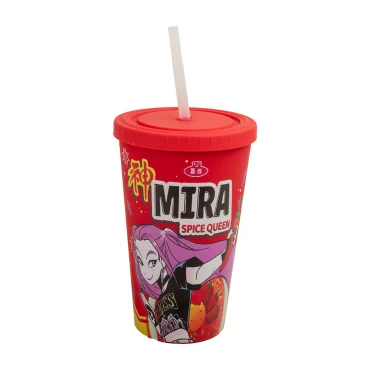 כוס עם קש 475 מ״ל קיי פופ - מירה