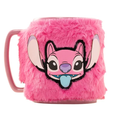 ספל לילו וסטיץ׳ אנג׳ל עם כיסוי פרוותי 440ml
