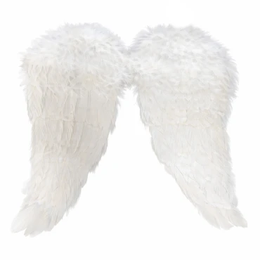 כנפי מלאך מרשימות 45x50 ס״מ - לבן