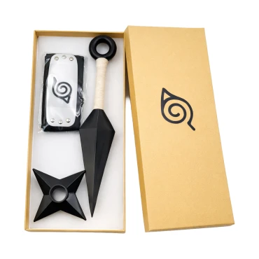 מארז אביזרי נארוטו בקופסא - לבן