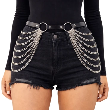 חגורת שרשראות למותניים - לולאות קטנות