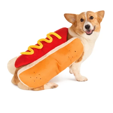 תחפושת נקניקיה בלחמניה לכלבים