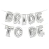 בלוני הליום Bride To Be למסיבת רווקות בצבע כסף