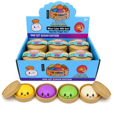 סקווישי כיסון באן דאמפלינג בגודל 8 ס״מ - Dumpling squishy