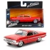 מכונית אספנות שברולט Impala שנת 1961 מהיר ועצבני 8 בקנה מידה 1:32