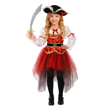 תחפושת נסיכת אוצר הפיראטים לילדות