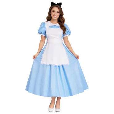 תחפושת אליס שמלה וקשת