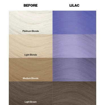 צבע שיער סגול לילך Lilac