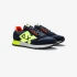 נעלי סניקרס לגבר SUN68 JAKI FLUO - Navy Blue