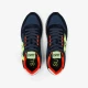 נעלי סניקרס לגבר SUN68 JAKI FLUO - Navy Blue