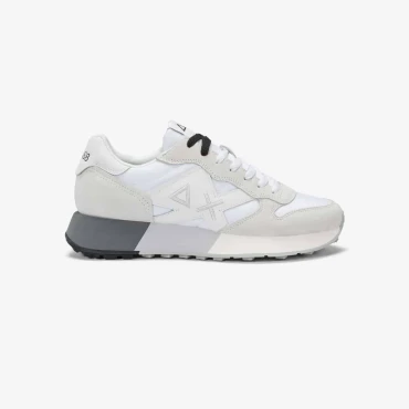 נעלי סניקרס לגבר SUN68 JAKI 2.0 BICOLOR BIANCO\BIANCO