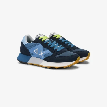 נעלי סניקרס לגבר SUN68 JAKI 2.0 BICOLOR NAVY BLUE\AVIO SCURO