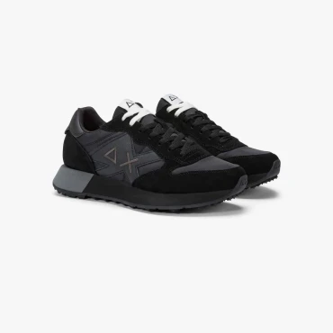 נעלי סניקרס לגבר SUN68 JAKI 2.0 BICOLOR NERO\NERO