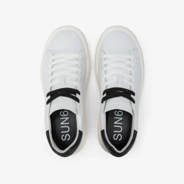 נעלי סניקרס לגבר SUN68 BIG BOY CLASSIC WHITE/BLACK