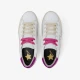 נעלי סניקרס לאישה SUN68 KATY LEATHER WHITE/FUXIA