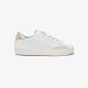 נעלי סניקרס לגבר SUN68 KATY LEATHER WHITE/GOLD