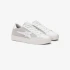 נעלי סניקרס לאישה SUN68 KATY LEATHER BIANCO/ARGENTO