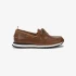 מוקסינים לגבר SUN68 TOM BARCA LEATHER- BROWN