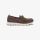 מוקסינים לגבר SUN68 TOM BARCA SUEDE- BROWN