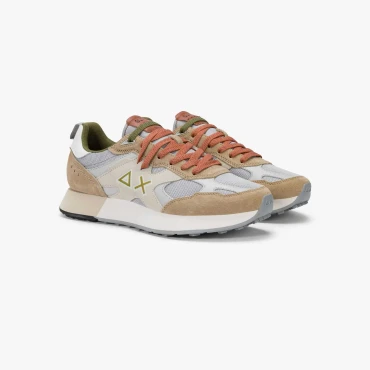 נעלי סניקרס לגבר SUN68 JAKI OUTDOOR- BEIGE